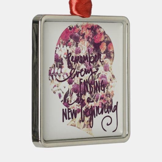 Neu vom Ende der digitalen Uni Silbernes Ornament (Rechts)