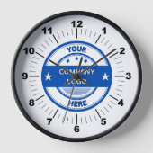 NEU! Wall Clock, 10" runder, schwarzer Holzrahmen Uhr (Vorderseite)