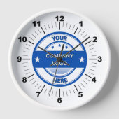 NEU! Wall-Clock, 10" runder weißer Holzrahmen Uhr (Vorderseite)