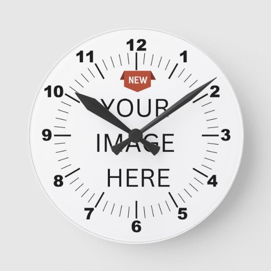 NEU! Wall-Uhr, 8" runder Akrylus Runde Wanduhr (Vorderseite)