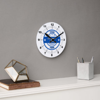 NEU! Wanduhr, 8" runde Acrylglasscheibe Wanduhr