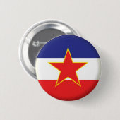 NEU! - YUGOSLAWIEN BUTTON WIEDER ABZEICHEN (Vorne & Hinten)