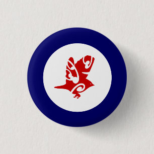 NEU-ZEALAND-Vögel Tauhou-Silvereye Button