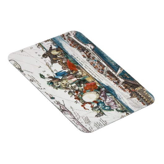 NEUAMSTERDAM, 1673 MAGNET (Rechte Seite)