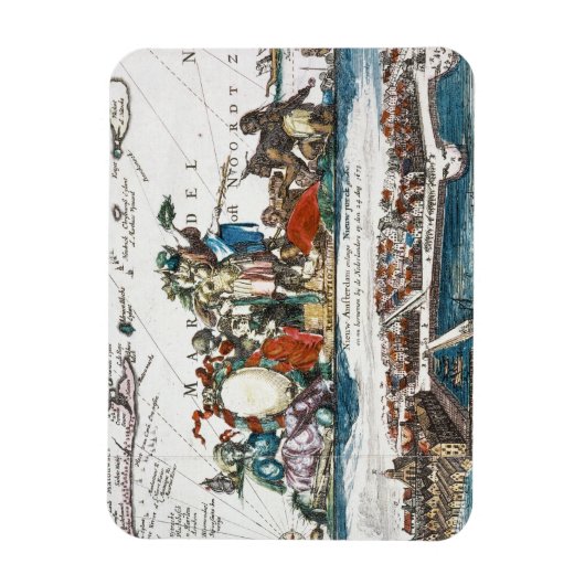 NEUAMSTERDAM, 1673 MAGNET (Vertikal)