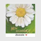 Neuanfang - Daisy Blume Power Aufkleber (Blatt)