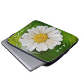 Neuanfang - Daisy Blume Power Laptopschutzhülle (Vorne Knopf)