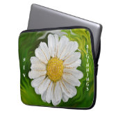 Neuanfang - Daisy Blume Power Laptopschutzhülle (Vorderseite Links)