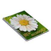 Neuanfang - Daisy Blume Power Notizblock (Rechte Seite)