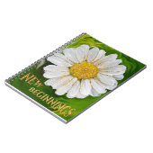 Neuanfang - Daisy Blume Power Notizblock (Linke Seite)