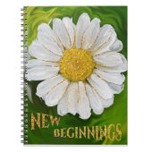 Neuanfang - Daisy Blume Power Notizblock (Vorderseite)