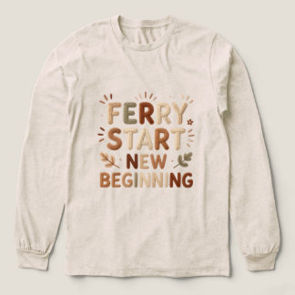 Neuanfang Hoodie – Faux-Yarn-Cozy-Pullover-Geschen Tri-Blend Shirt