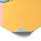 Neuankömmlinge Schild, Retro-Stil Neuankömmlinge  Poster (Ecke)