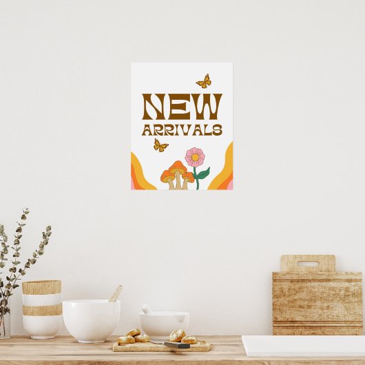 Neuankömmlinge Unterschreiben, Einzelhandel Poster (Küche)