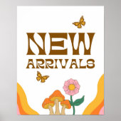 Neuankömmlinge Unterschreiben, Einzelhandel Poster (Vorne)