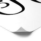 Neuankömmlinge Unterschrift, Boutique im Einzelhan Poster (Ecke)