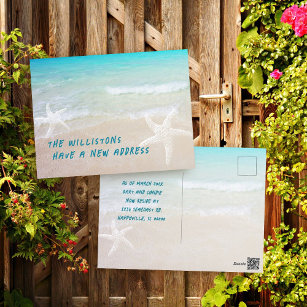 Neuankündigung zum Thema Strandleben Postkarte