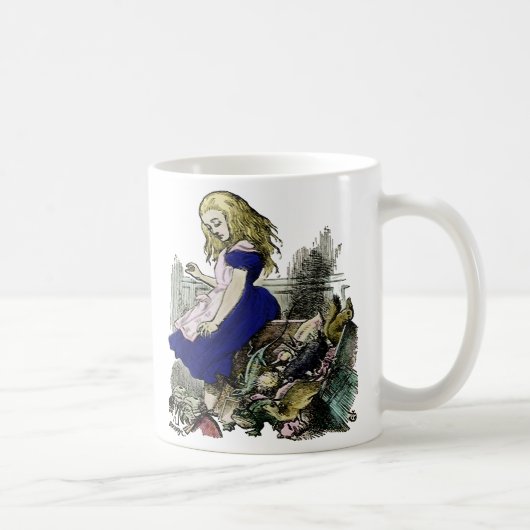 Neuartige Alice im Wunderland ~ Kaffee-Cup / Tasse (Rechts)