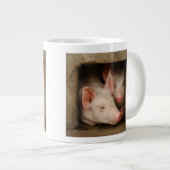 Neuartige Ferkel Jumbo-Tasse (Vorderseite Rechts)