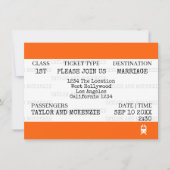 Neuartige Personalisierte Britische Bahnhochzeit Einladung (Vorderseite)