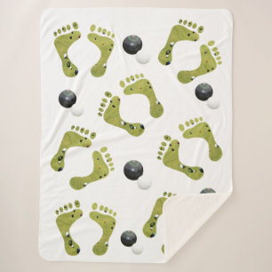 Neuartige Rasenbowls Design, großer Sherpa-Decken. Sherpadecke