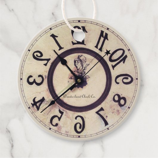 Neuartige Uhr 1 Geschenkanhänger (Vorderseite)