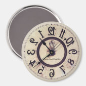 Neuartige Uhr 1 Magnet (Vorderseite/Rückseite)