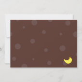 Neuartiger Affenrosa Einladung (Rückseite)