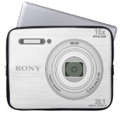 Neuartiger Digitalkamera-Effekt Laptopschutzhülle (Vorderseite)