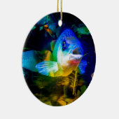 Neuartiger Fisch Keramik Ornament (Rechts)