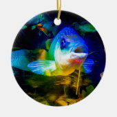 Neuartiger Fisch Keramik Ornament (Vorne)