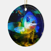 Neuartiger Fisch Keramik Ornament (Links)