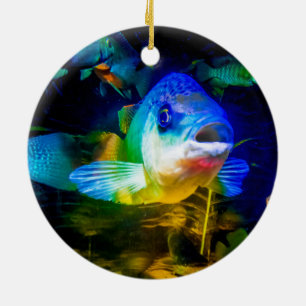 Neuartiger Fisch Keramik Ornament