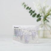 Neuartiger junger Schwarzer Winkel Visitenkarte (Stehend Vorderseite)