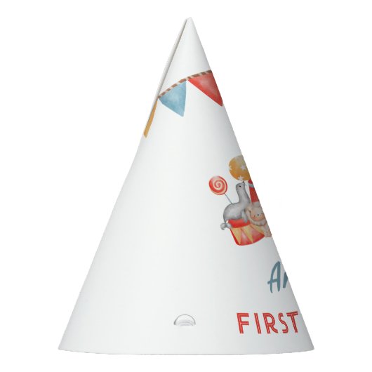 Neuartiger Niedlicher Zirkus Fasching Fest Zum Geb Partyhütchen (Links)