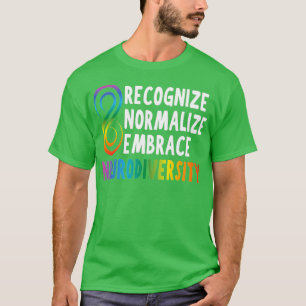 Neuartiger Regenbogen-Infinity-Frauen T-Shirt