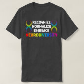 Neuartiger Regenbogen-Infinity-Frauen T-Shirt (Design vorne)