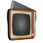 Neuartiger Retro-Fernseheffekt Laptopschutzhülle (Vorne Rechts)