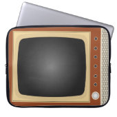Neuartiger Retro-Fernseheffekt Laptopschutzhülle (Vorderseite)