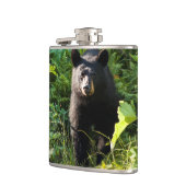 Neuartiger Schwarzbär Flachmann (Links)