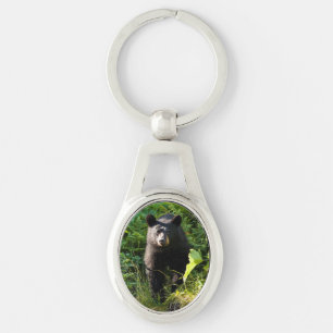 Neuartiger Schwarzbär Schlüsselanhänger