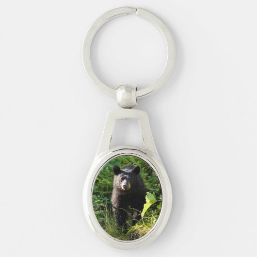 Neuartiger Schwarzbär Schlüsselanhänger (Vorderseite)