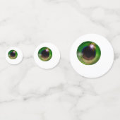Neuartiges Albernes Green Eye Eyeball Halloween Konfetti (Vorderseiten)