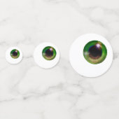 Neuartiges Albernes Green Eye Eyeball Halloween Konfetti (Rückseiten)