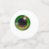 Neuartiges Albernes Green Eye Eyeball Halloween Konfetti (Klein Vorderseite)