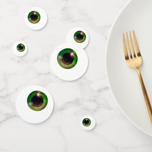 Neuartiges Albernes Green Eye Eyeball Halloween Konfetti (Gruppe)