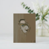 Neuartiges Auge durch Pappe Postkarte (Stehend Vorderseite)