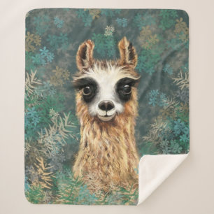 Neuartiges Baby Llama - Niedlich - Sherpadecke