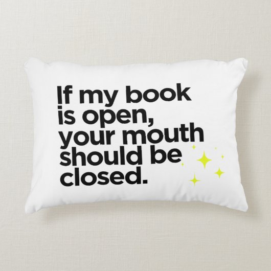 Neuartiges Buch Spaß Dekorative Kissen (Vorderseite)