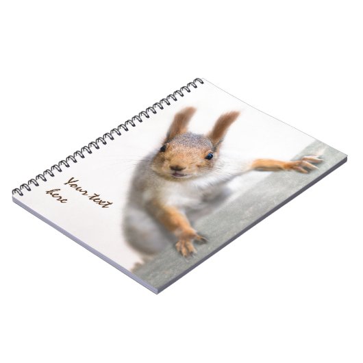 Neuartiges Eichhörnchen Notizblock (Linke Seite)